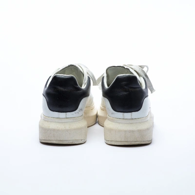 Pre-owned Alexander Mcqueen Oversize White Leather Trainers