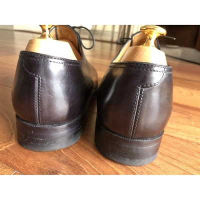 Pre-owned Berluti Black Leather Lace Ups