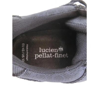 Pre-owned Lucien Pellat-finet Black Leather Trainers