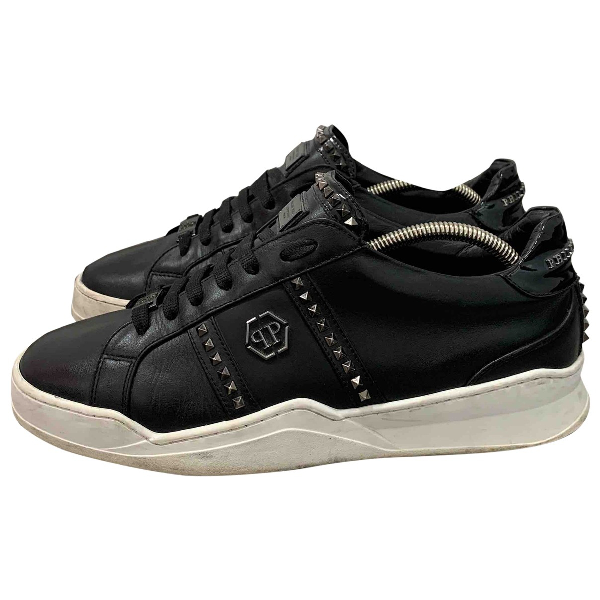 best black leather trainers