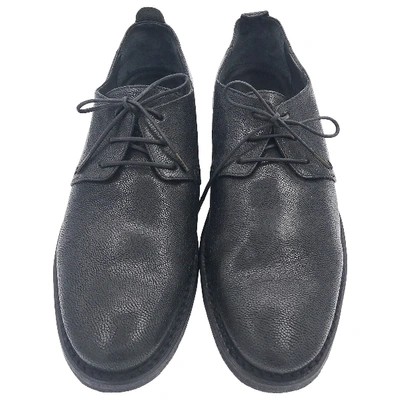 Pre-owned Fiorentini + Baker Black Leather Lace Ups