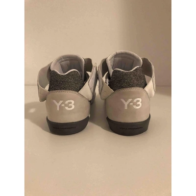 Pre-owned Yohji Yamamoto White Leather Trainers