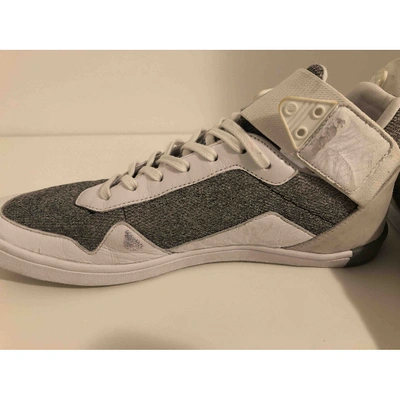 Pre-owned Yohji Yamamoto White Leather Trainers