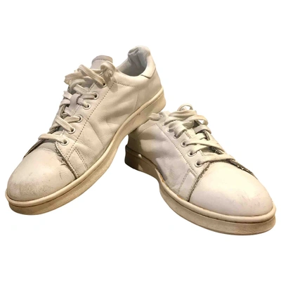 Pre-owned Undercover White Leather Trainers