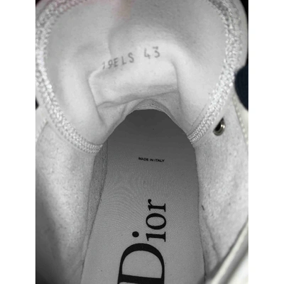 Pre-owned Dior B23 Navy Cloth Trainers
