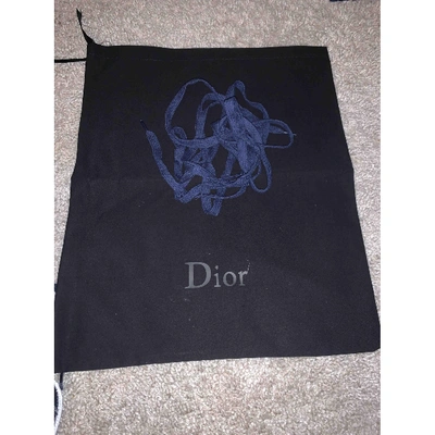 Pre-owned Dior B23 Navy Cloth Trainers