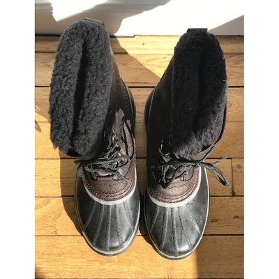 Pre-owned Sorel Brown Leather Boots