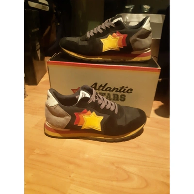 Pre-owned Atlantic Stars Low Trainers In Black