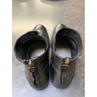 Pre-owned Belstaff Black Leather Boots