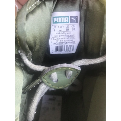 Pre-owned Fenty X Puma Green Rubber Boots