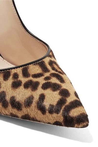 Shop Gianvito Rossi 105 Leopard-print Calf Hair Pumps In Leopard Print