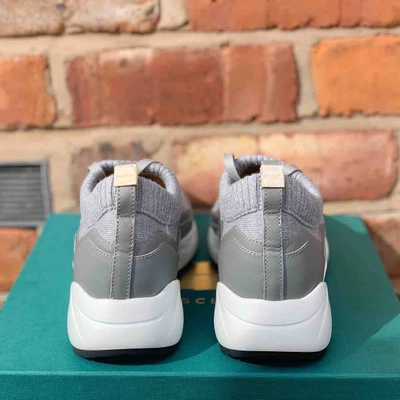 Pre-owned Buscemi Cloth Low Trainers In Grey