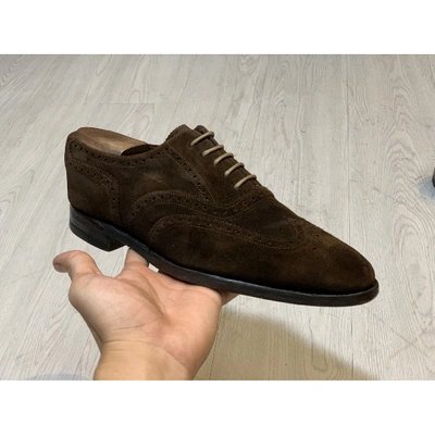 Pre-owned Loake Brown Leather Lace Ups