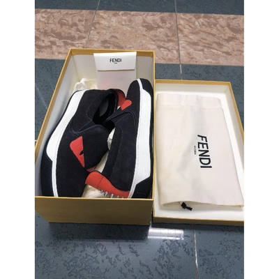 Pre-owned Fendi Trainers In Black