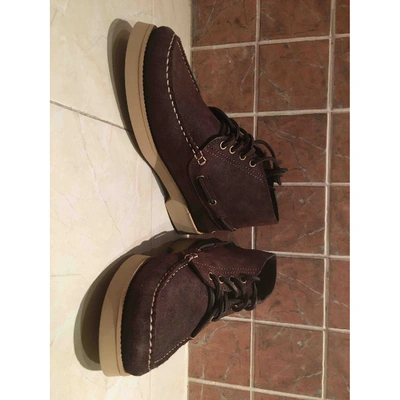 Pre-owned Sperry Brown Leather Boots