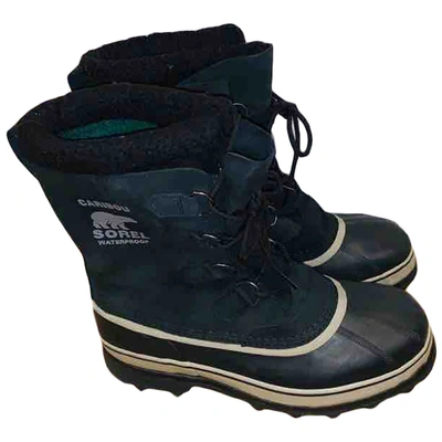 Pre-owned Sorel Black Rubber Boots