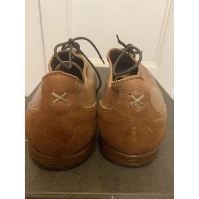 Pre-owned Fiorentini + Baker Leather Lace Ups In Brown