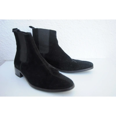 Pre-owned The Kooples Black Suede Boots