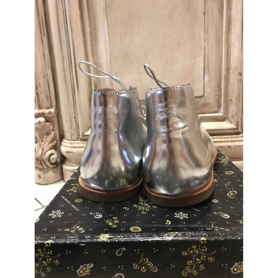 Pre-owned Opening Ceremony Leather Boots In Silver