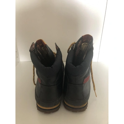 Pre-owned Diesel Blue Rubber Boots