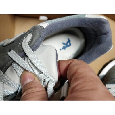 Pre-owned New Balance Low Trainers In Blue