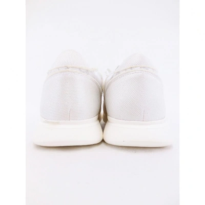 Pre-owned Lucien Pellat-finet N White Leather Trainers