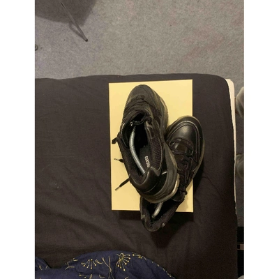 Pre-owned Axel Arigato Black Leather Trainers