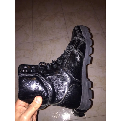 Pre-owned Creative Recreation Black Leather Boots
