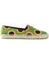 Dsquared2 Circle Print Espadrilles In Green