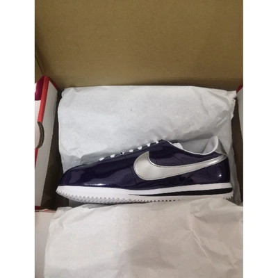 Pre-owned Nike Cortez Blue Trainers