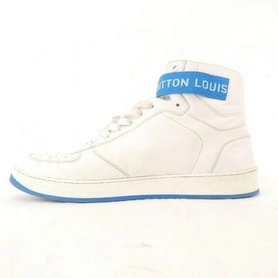 Pre-owned Louis Vuitton White Leather Trainers