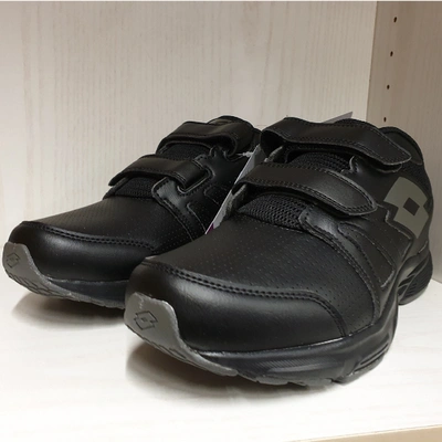 Pre-owned Lotto Leather Low Trainers In Black