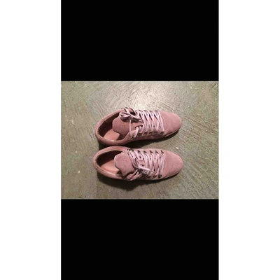 Pre-owned Filling Pieces Low Trainers In Pink