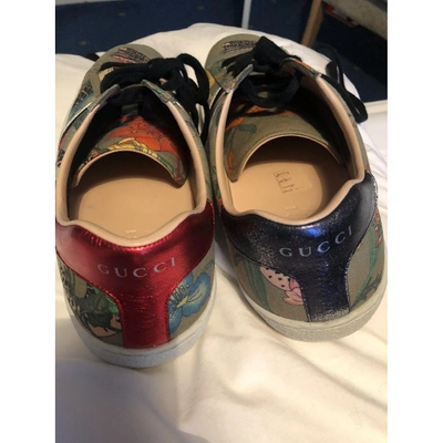 Pre-owned Gucci Ace Multicolour Cloth Trainers