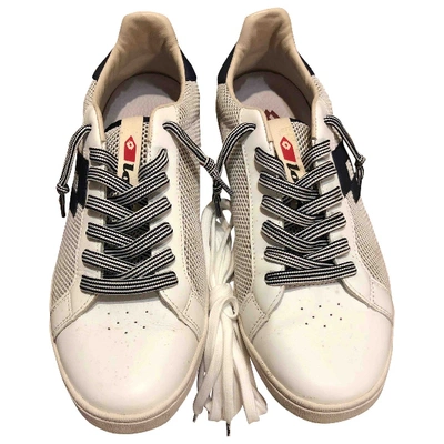 Pre-owned Lotto Low Trainers In White