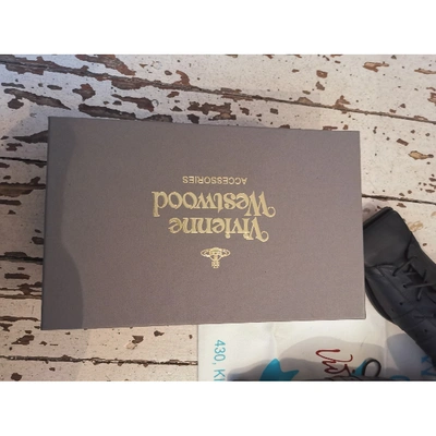 Pre-owned Vivienne Westwood Black Leather Lace Ups
