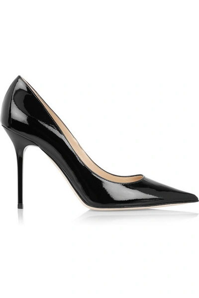 Jimmy Choo Abel Patent-leather Pumps In Black
