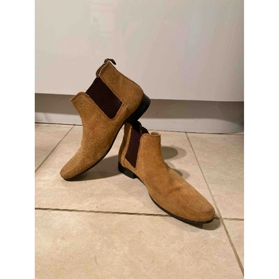 Pre-owned Asos Design Camel Suede Boots