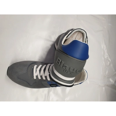 Pre-owned Blauer Low Trainers In Grey