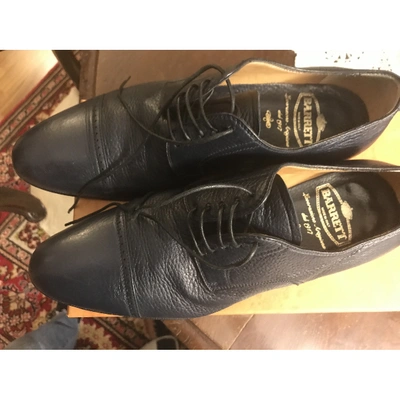 Pre-owned Neil Barrett Leather Lace Ups In Blue