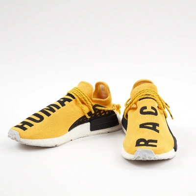 Pre-owned Adidas X Pharrell Williams Cloth Low Trainers In Yellow