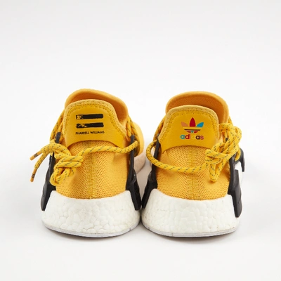 Pre-owned Adidas X Pharrell Williams Cloth Low Trainers In Yellow
