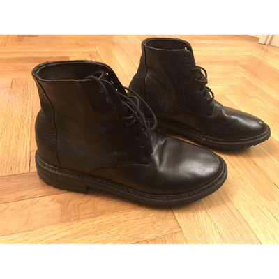 Pre-owned Marsèll Black Leather Boots