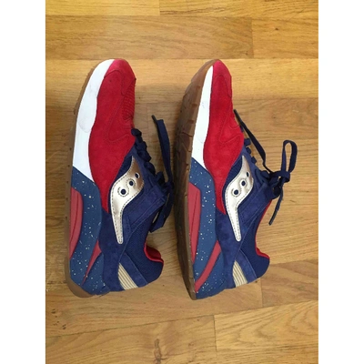 Pre-owned Saucony Low Trainers In Multicolour