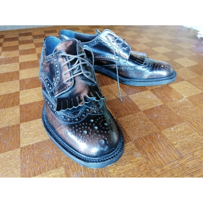 Pre-owned Daniele Alessandrini Leather Lace Ups