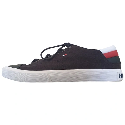 Pre-owned Tommy Hilfiger Black Cloth Trainers