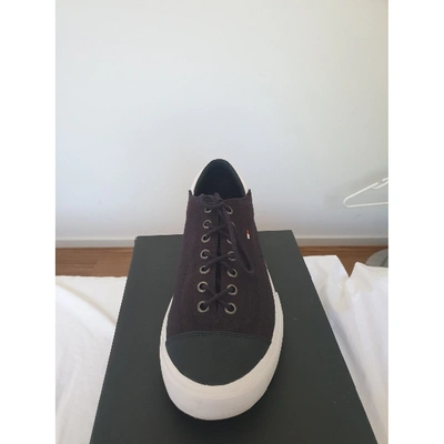 Pre-owned Tommy Hilfiger Black Cloth Trainers