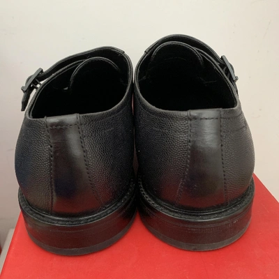 Pre-owned Hugo Boss Leather Lace Ups In Black