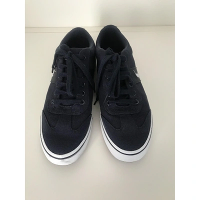 Pre-owned Polo Ralph Lauren Navy Cloth Trainers