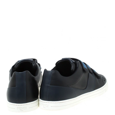 Pre-owned Fendi Black Leather Trainers